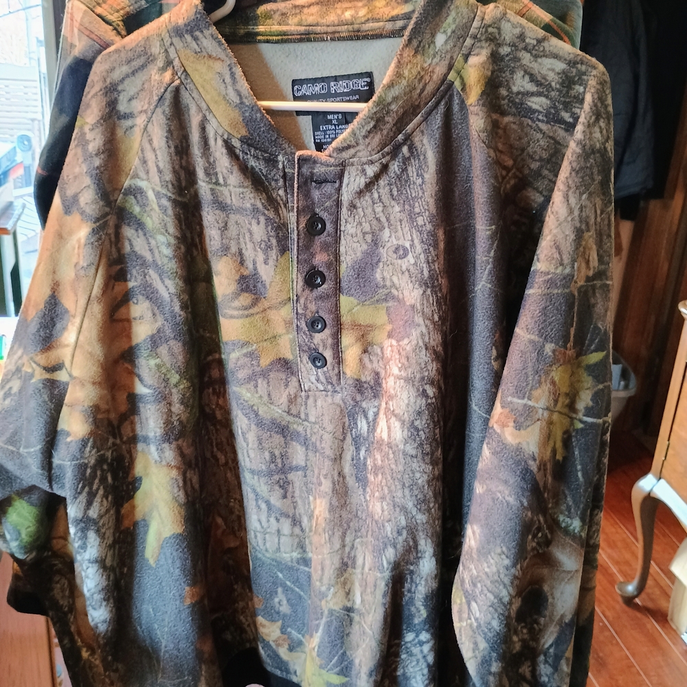 Camouflage Button Down Shirt for Men Bin 19